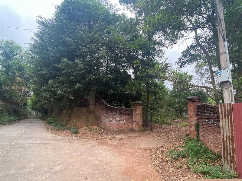 Dự án khu nhà ở đô thị vẫn chỉ là khu đất bị “đắp chiếu” hơn 8 năm qua. (Ảnh: PV Báo điện tử Xây dựng).