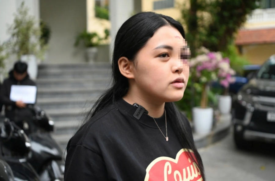 Đối tượng Nhung bị bắt sau khi gây ra vụ tai nạn thương tâm.