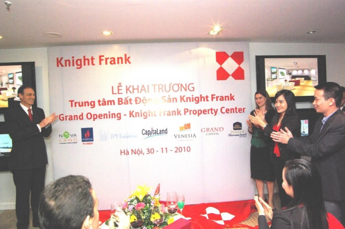 Năm 2010, Knight Frank chính thức khai trương Trung tâm bất động sản tại Việt Nam. Trụ sở tại số 40 Phan Bội Châu, Hoàn Kiếm, Hà Nội. (Ảnh NDH)