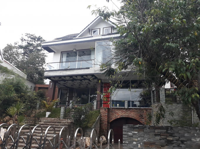 Thửa đất và căn nhà các bên đang tranh chấp.