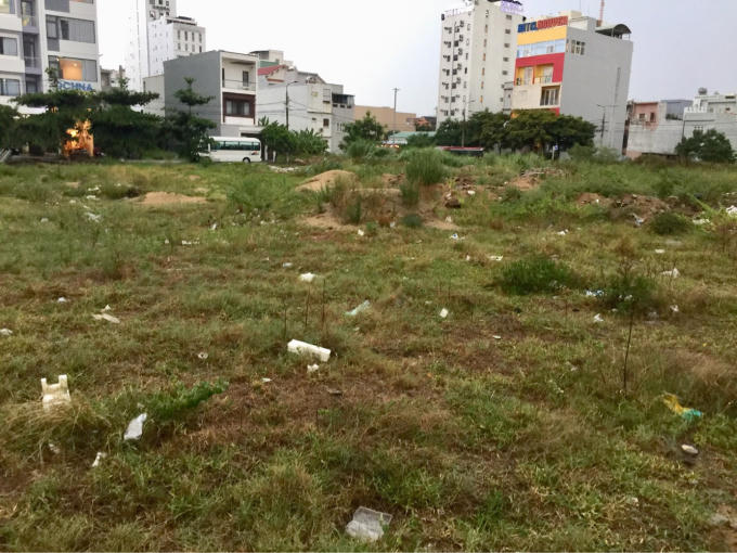 Khu đất 4.500 m2 mà chính quyền Đà Nẵng đã từng đồng ý chủ trương cho doanh nghiệp đầu tư.