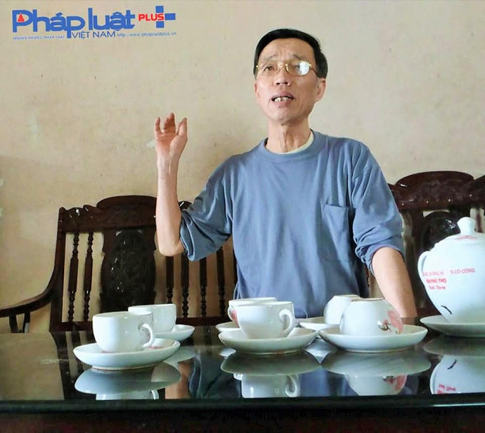 Ông Trần Minh Sơn, nhân chứng tham gia cứu nạn, nhà gần hiện trường. (Ảnh: Tiến Vũ)