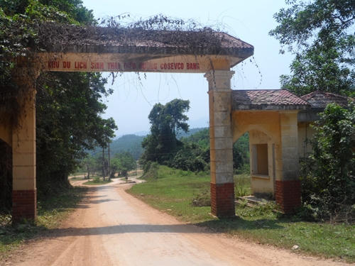 Khu du lịch sinh thái bị xuống cấp nghiệp trọng.
