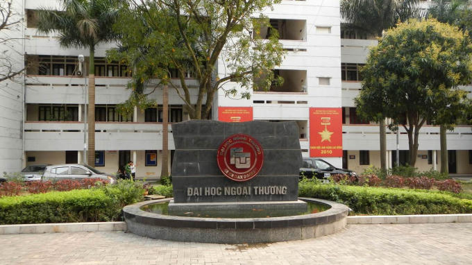 Trường ĐH Ngoại thương. (Ảnh: mapio.net).