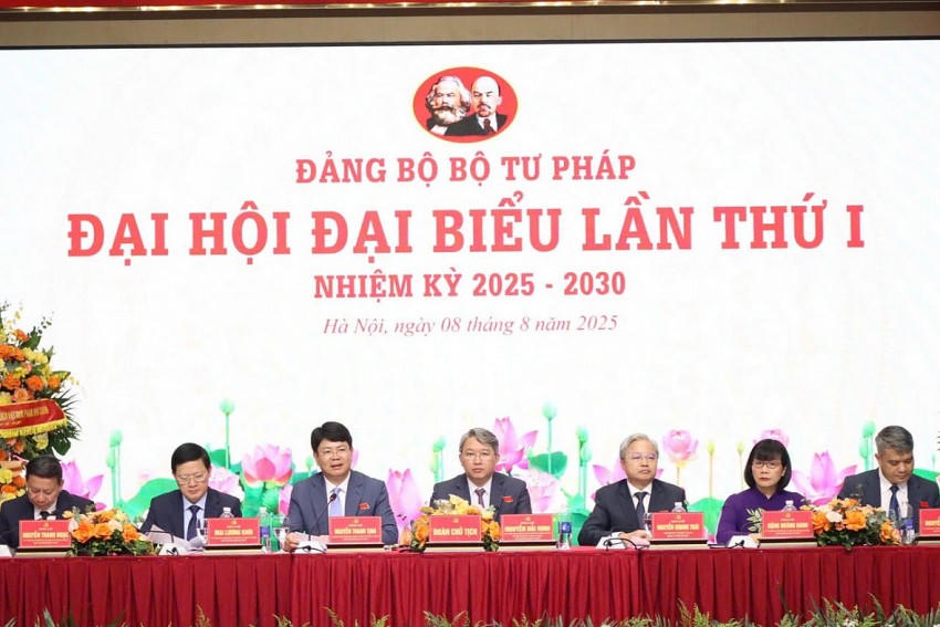 Đoàn Chủ tịch Đại hội. (Ảnh: PV)
