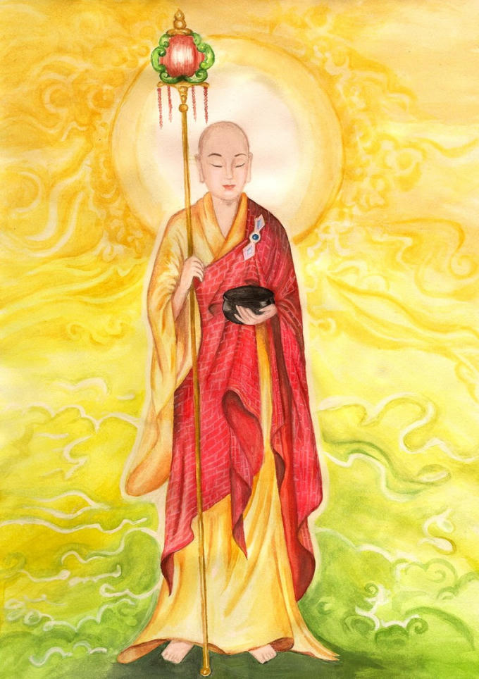 Tôn giả Mục Kiền Liên.