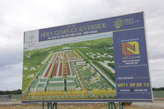 Đây là một trong 3 dự án được rao bán rộng rãi dù chưa hoàn thành các thủ tục.