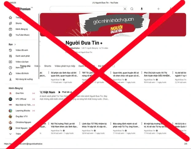 Kênh YouTube Người đưa tin