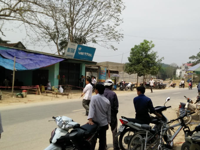 Ngôi nhà nơi xảy ra án mạng.