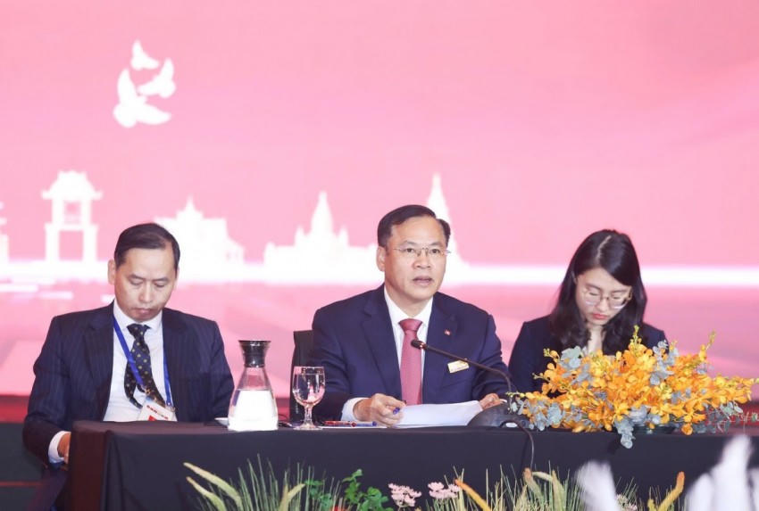 Thứ trưởng Nguyễn Văn Long phát biểu tại Hội nghị. Ảnh: BCA