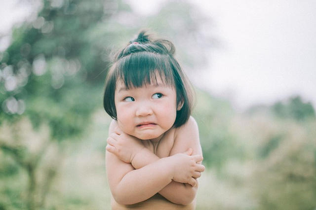 Chia sẻ về bộ ảnh, Tiểu Ann cho biết Tép là một cô bé có phong cách, từ gương mặt, kiểu tóc, trang phục rất giống trẻ con Nhật Bản, đặc biệt tính cách vô cùng thú vị.