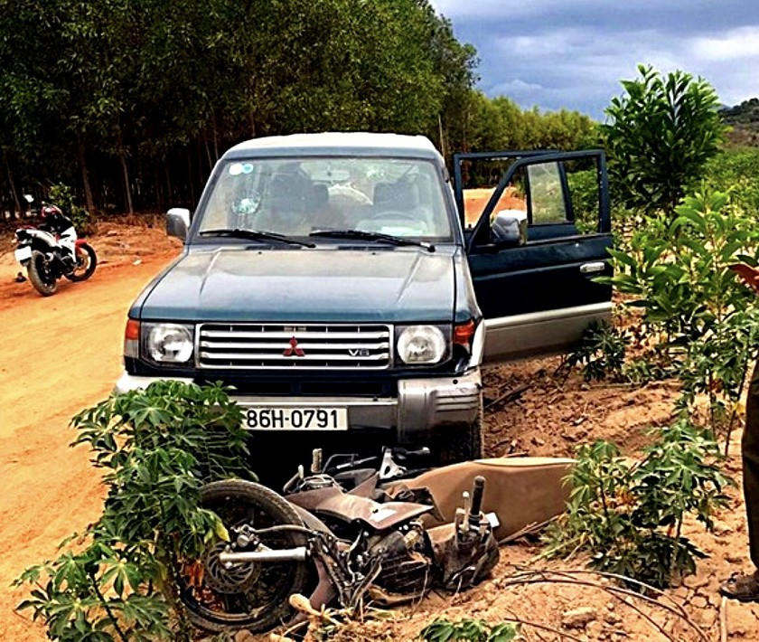 Hiện trường nơi xảy ra vụ hỗn chiến.