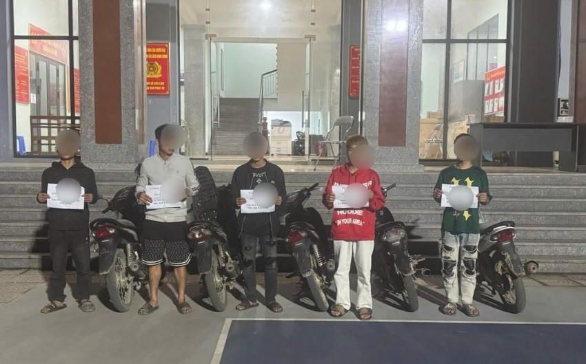 Nhóm 5 thanh thiếu niên bị tạm giữ, xử lý theo quy định của pháp luật.