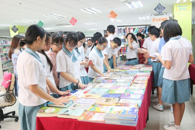 Học sinh Trường THCS-THPT Đinh Thiện Lý, TPHCM (Ảnh website nhà trường)