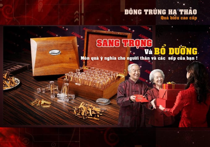 Đông Trùng Hạ Thảo món quà tết đầy ý nghĩa.