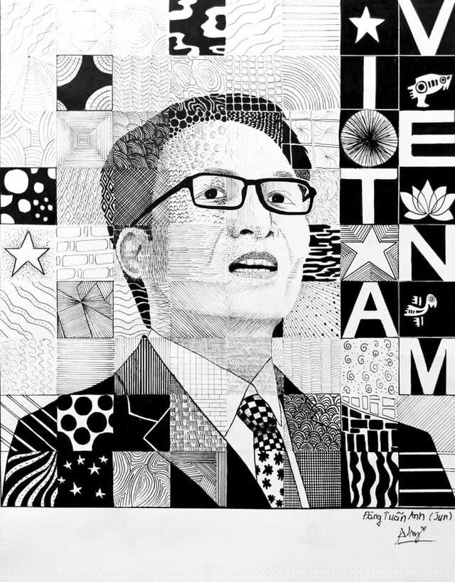 Nét vẽ của Đặng Tuấn Anh.