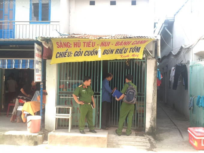Căn nhà trọ nơi xảy ra vụ việc.