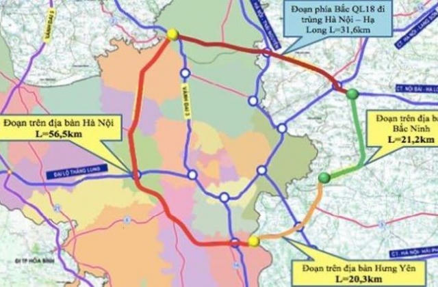 Kiểm toán Nhà nước đề nghị tính lại tổng mức đầu tư vành đai 4 Hà Nội