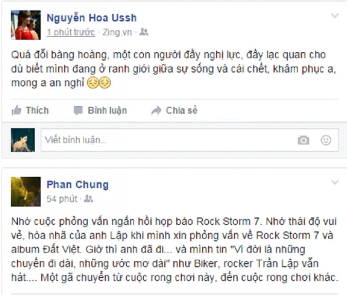 Bàng hoàng: Ca sỹ nhạc Rock Trần Lập vừa qua đời tại nhà riêng