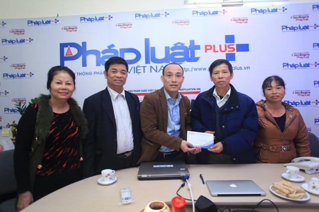 Ông Nguyễn Thanh Chấn có mặt tại tòa soạn Phapluatplus.