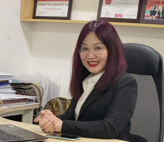 Luật sư Phạm Thị Nguyệt Tú - Giám đốc Công ty Luật TNHH Thái Hà.