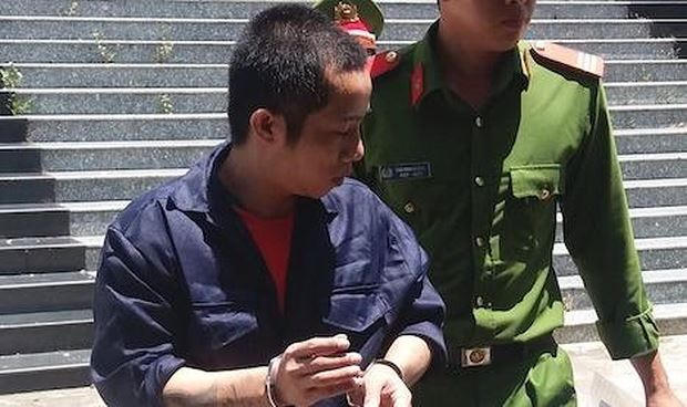 Bị cáo Lê Minh Thuận tại tòa.