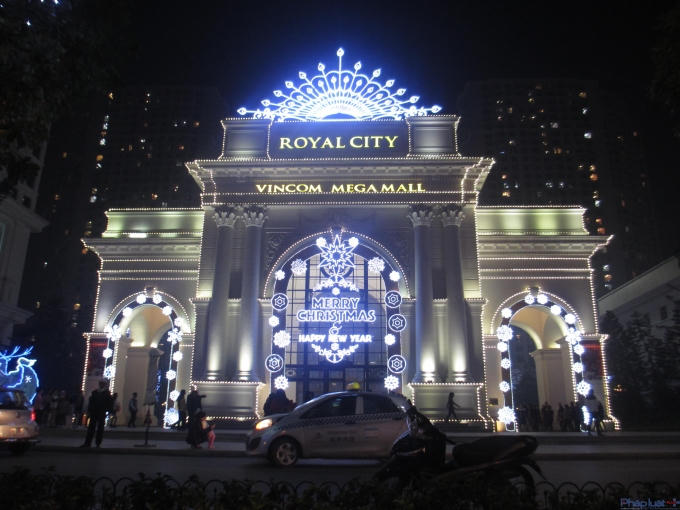 Royal City một trong những điểm đến lí tưởng, ghi lại những khoảnh khắc đẹp cho mùa lễ Giáng sinh.