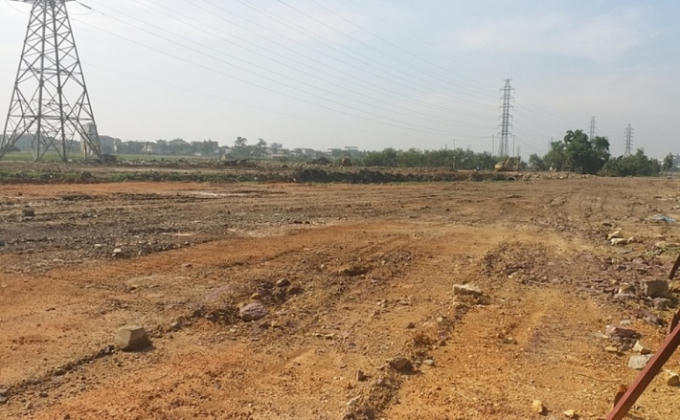 Hiện dự án Cát Tường Smart City chỉ là bãi đất trống, chưa có hạ tầng gì.