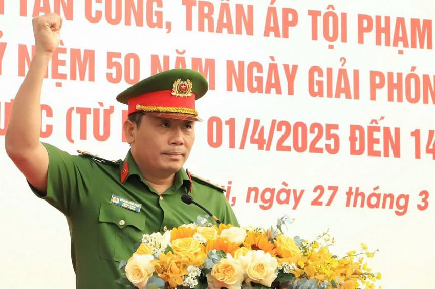 Thượng tá Võ Nhật Hồng Phúc, Trưởng phòng CSHS chỉ huy lực lượng cảnh sát hình sự chủ công trấn áp tội phạm.