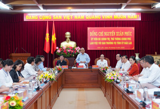 TTg lam viec voi tinh Dak Lak (2)