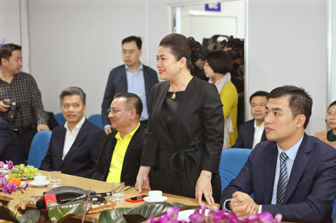 Bà Đỗ Thị Kim Liên, Chủ tịch HĐQT Công ty cổ phần nước mặt sông Đuống.