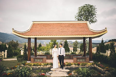 Anh Đào Văn Tấn: "Tưởng bà xã sẽ phản đối thế nhưng rất bất ngờ cô ấy lại cùng chung ý tưởng với tôi”. Ảnh: Ma Loan.