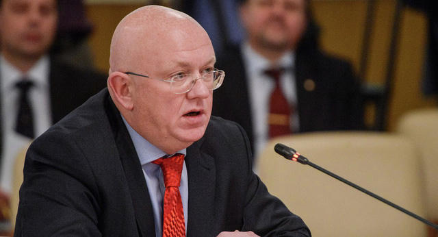 Đại sứ Nga tại Liên Hợp Quốc Vasily Nebenzia (Ảnh: Sputnik)