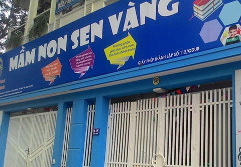 Trường mầm non Sen Vàng có địa chỉ 125D Minh Khai, Hà Nội.