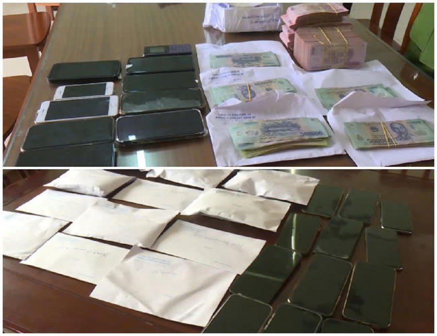 Tang vật chuyên án - Ảnh Công an Nghệ An.