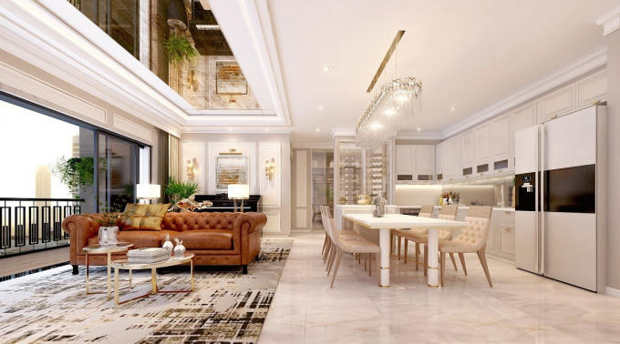 Theo khảo sát, những căn hộ cao cấp có view đẹp, ở vị trí trung tâm quận 1, quận 2, giá thuê có thể đạt mức 2.000 – 2.500USD/tháng.