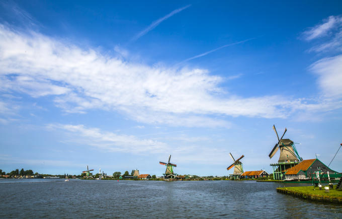 Sông Zaans Schans nơi đây từng là nơi xuất phát của những chiến hạm đến những đại dương xa.