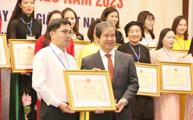 Tuyên dương 200 nhà giáo, cán bộ quản lý tiêu biểu năm 2023