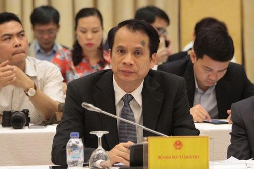 Thứ trưởng Bộ Giáo dục và Đào tạo Phạm Mạnh Hùng (ảnh Trinh Phúc).