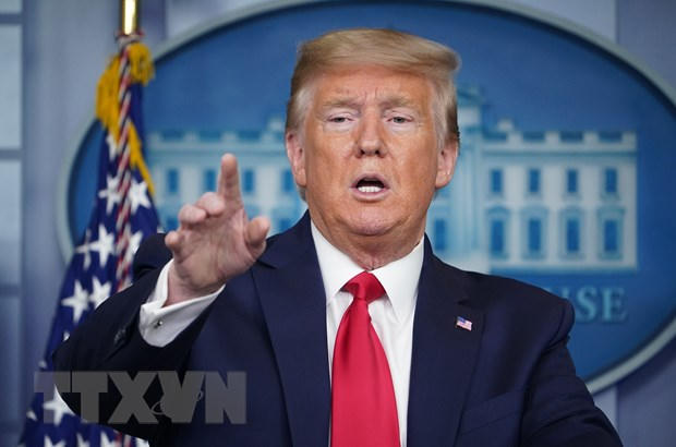 Tổng thống Mỹ Donald Trump. (Ảnh: AFP/TTXVN)