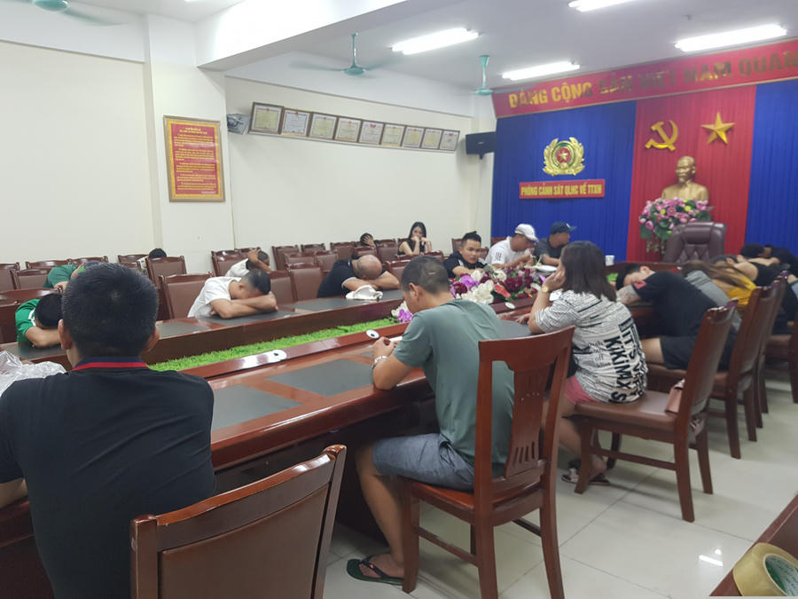 Các đối tượng tại Cơ quan Công an