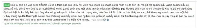 Vụ xe cứu thương bị cản trở tại Bệnh viện Nhi TW: Một số vấn đề cần làm rõ
