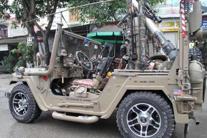 Những chiếc xe Jeep được "độ" rất công phu và tốn kém.