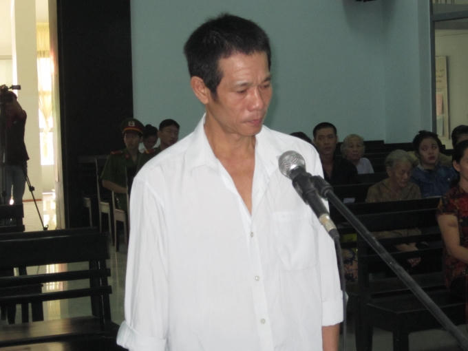 Bị cáo Tình tại tòa