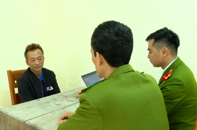 Trần Minh Thành khai với công an đã uống 1 lít rượu trước khi gây tai nạn (Ảnh: Công an cung cấp).