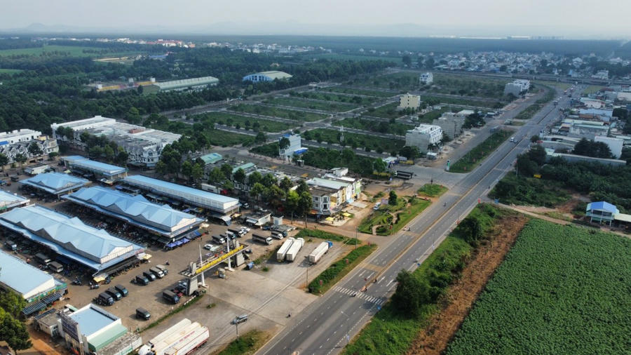 Các tuyến đường mới sẽ kết nối nhiều huyện xa về với sân bay Long Thành.
