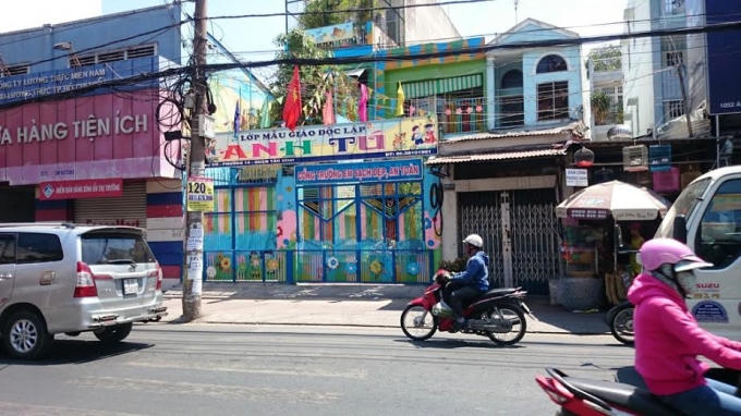 Trường mẫu giáo Anh Tú (quận Tân Bình, TP HCM).