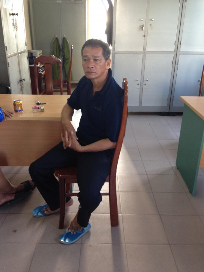 Đối tượng Nguyễn Văn Luyện (ảnh Văn Ho&agrave;ng)