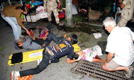 Một số nạn nhân trong các vụ đánh bom. (Ảnh: AP)