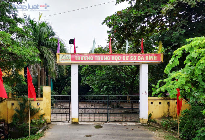 Trường THCS Ba Đình có mức thu trái phép cao nhất về tiết học ôn. (Ảnh: A.Thắng)
